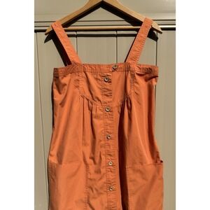 Vintage 70s Mod Richard Assatly Midi Dress With Belt And Pockets In Peach S/M